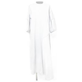 Autre Marque FLORENT Baumwollkleid mit asymmetrischem Schnitt Grau