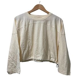 Autre Marque JANE SMITH Baumwollkurzfußballshirts Beige Roh