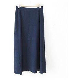 Autre Marque Gonna lunga in maglia double face CYCLAS Blu