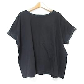 Autre Marque Pullover a maniche corte larghe con pizzo SOIL Nero