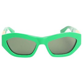 Bottega Veneta Gafas de sol verdes en forma de gato Verde