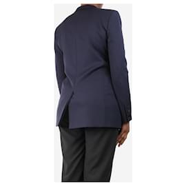 Saint Laurent-Navy single-buttoned blazer - size UK 14-Blue