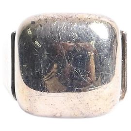 Bottega Veneta Silver signet ring Silvery