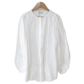 Autre Marque Camicia Blusa Senza Collo STRASBURGO Bianco