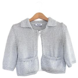 Cárdigan de Punto Moschino Cheap and Chic Plata