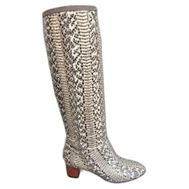 Pierre Hardy Python Boots Grey Grey