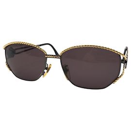Gafas de sol de metal Fendi SL7023 Negro