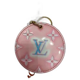 Charm de bolso Louis Vuitton Día de San Valentín Rosa en charol Rosa