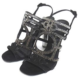 Salvatore Ferragamo Mirror Heel Sandals Black