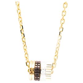 Colar Pendente de Diamante Boucheron Quatre Classic Dourado