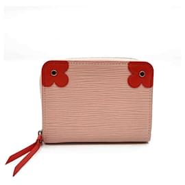 Louis Vuitton-Louis Vuitton Epi Coin Purse-Pink,Red