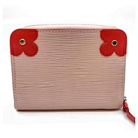 Louis Vuitton-Louis Vuitton Epi Coin Purse-Pink,Red