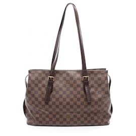 Louis Vuitton-Louis Vuitton Chelsea Tote Bag-Brown,Damier ebene