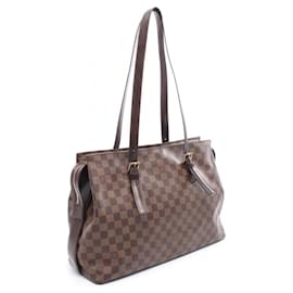 Louis Vuitton-Louis Vuitton Chelsea Tote Bag-Brown,Damier ebene