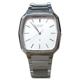 Reloj de cuarzo retro Seiko Seagull ref. 6030-5170 Plata
