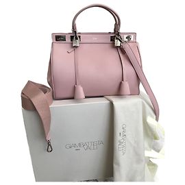 Giambattista Valli Pink Leather Handbag Pink