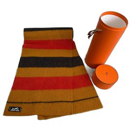 Lenço Hermès de lã multicolorido 180x30 cm Multicor