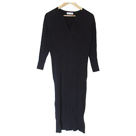 Autre Marque FFC Strickkleid Green Label Relaxing Schwarz