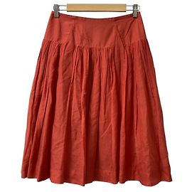 Autre Marque Gonna in cotone e seta Paule Ka Rosso
