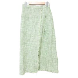 Autre Marque Ron Herman ebure limitierter Tweed-Langrock Grün