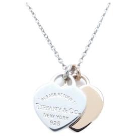 Tiffany & Co-Colar Tag Duplo Coração Retorno à Tiffany da Tiffany & Co.-Outro