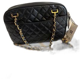 Câmera Vintage Chanel Azul escuro