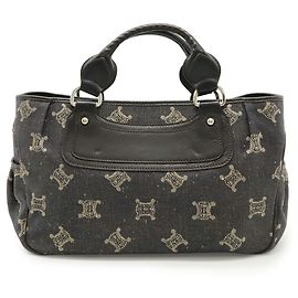 Céline Bolso de mano Celine Macadam Boogie Negro
