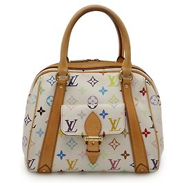 LOUIS VUITTON Priscilla Handtasche Monogram Multicolore in Weiß Weiß