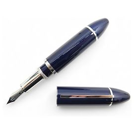 NEW LOUIS VUITTON CARGO GLACIER LACQUERED BLUE FOUNTAIN PEN Blue