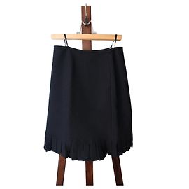 Alaïa navy blue wool skirt new with tag size 36 FR Navy blue