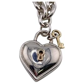 Tiffany & Co-Colar de corrente com fecho em forma de coração Tiffany-Outro