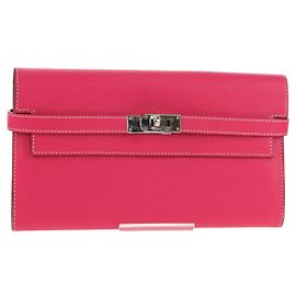 Cartera Kelly Epsom Larga de Hermès Rosa