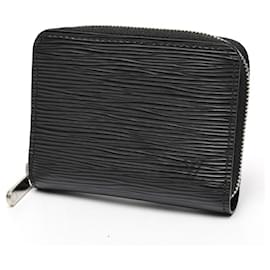 Louis Vuitton-Louis Vuitton Zippy Coin Purse in Epi Leather Noir-Black