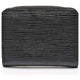 Louis Vuitton-Louis Vuitton Zippy Coin Purse in Epi Leather Noir-Black