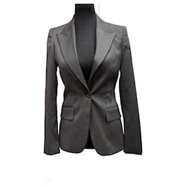 Gucci Wool Jacket Grey IT 40 Grey