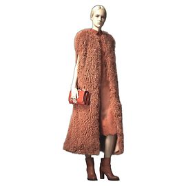 Capa de piel de cordero Valentino Pre-Otoño 2014 Naranja
