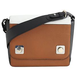 Carven Bolsa de ombro de couro marrom Marrom