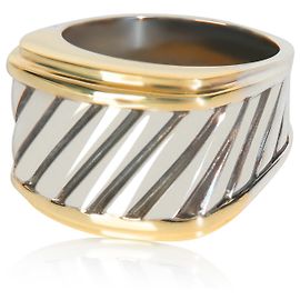 Anello Cigarro in Oro Giallo e Argento Sterling di David Yurman Altro