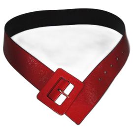 Yves Saint Laurent Gürtel Rot Lackleder Rot