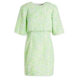 Sandro Tweed mini dress green Multiple colors Green