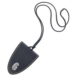 Clip Universale Goyard in Pelle Blu Navy Blu navy
