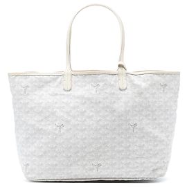 Goyard Blanc Goyardine Saint Louis PM Blanc