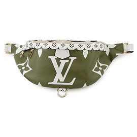 Sac banane géant Monogram vert Louis Vuitton Autre Vert