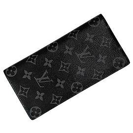 Carteira Longa Monogram Eclipse Louis Vuitton Preto Monograma