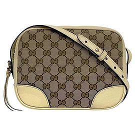 Borsa a Spalla Gucci Beige e Bianca Bianco Beige