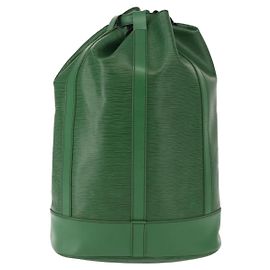 Sac à dos Randonnee en cuir Epi GM Louis Vuitton Vert
