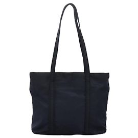 Prada Open Tote Tessuto Medium Bleu Marine