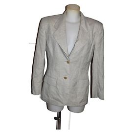 Prada Wolljacke grau Grösse 42 Grau