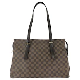 Louis Vuitton-Louis Vuitton Damier Ebene Chelsea Tote Bag-Brown
