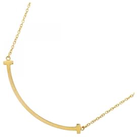 Tiffany & Co-Colar Tiffany T Smile Pequeno em Ouro Amarelo 18K-Outro